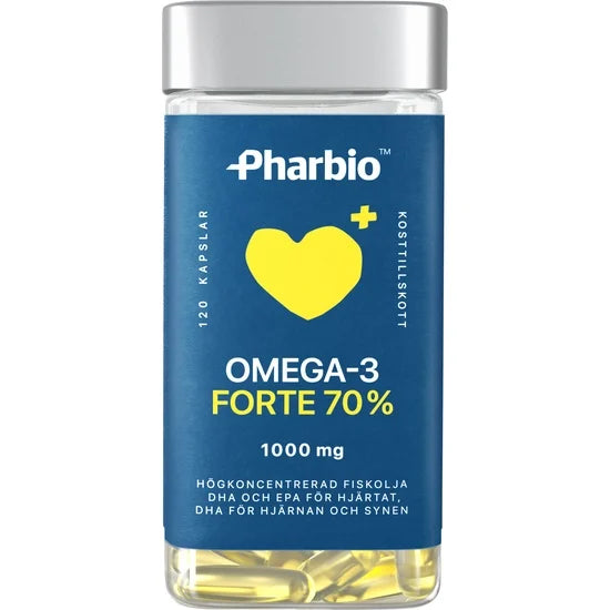 Pharbio Omega-3 Forte 120 kapslar